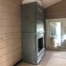 Современный изразцовый камин "Сохо". Эмаль: Серый графит производитель Ceramica