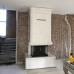 Современный изразцовый камин Сохо с широким нижним подиумом производитель Ceramica
