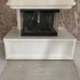 Современный изразцовый камин Сохо с широким нижним подиумом производитель Ceramica