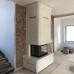 Современный изразцовый камин Сохо с широким нижним подиумом производитель Ceramica
