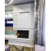Угловой изразцовый камин Дорф с г-образной топкой и подиумом производитель Ceramica