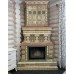 Угловой камин в деревянном доме с топкой Астрофлам 75 57к. производитель Ceramica