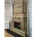 Угловой камин в деревянном доме с топкой Астрофлам 75 57к. производитель Ceramica