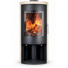 Дровяная печь-камин Ember H1 Limestone