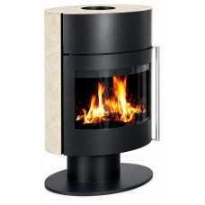 Дровяная печь-камин Ember J6 Limestone