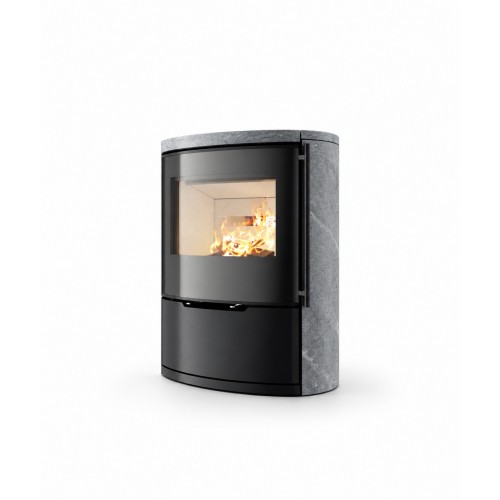 Дровяная печь-камин Ember O1 FG Rounded sides - natural stone (вид не указан) производитель Ember