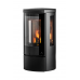 Печь-камин Jydepejsen Cozy Modern Low с боковым стеклом производитель Jydepejsen