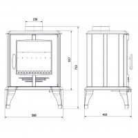 Чугунная печь KAWMET P8 7.9 kW EKO Чугунная печь KAWMET P8 7.9 kW EKO