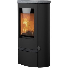 Печь-камин Lotus Jubilee 25 with soapstone and wood storage compartment door