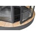 Островной камин LOFT-24  с рамочным остеклением производитель Russia Grill