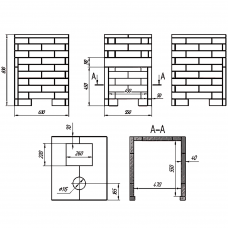Комплект GFS Гефест ЗК 18 (М) Классика 830/40 Змеевик кирпич Комплект GFS Гефест ЗК 18 (М) Классика 830/40 Змеевик кирпич