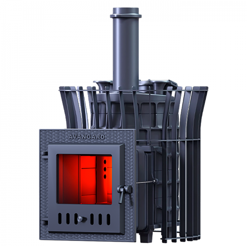 Печь Авангард ЗК 25 (М) Ураган в сетке Тюльпан производитель ТехноЛит