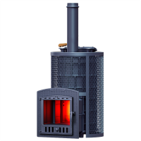 Печь Авангард ЗК 40 (П2) Pro Ураган в сетке