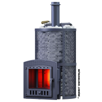 Печь Авангард ЗК 40 (П2) Pro Ураган в сетке