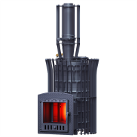 Печь Авангард ЗК 40 (П2) Pro Ураган Тюльпан