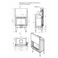 Каминная топка Fenix 1E ТКТ 10.0-04 Каминная топка Fenix 1E ТКТ 10.0-04