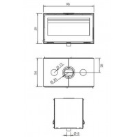 Каминная топка CARBEL I 100 Double Side Каминная топка CARBEL I 100 Double Side