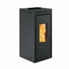 Печь-камин Invicta Teramo 17 Pellet Stove Черная (с водяным контуром)