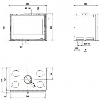 Каминная топка La Nordica Inserto 80 Wide 2.0 Каминная топка La Nordica Inserto 80 Wide 2.0