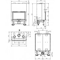 Каминная топка La Nordica Monoblocco 90PA Каминная топка La Nordica Monoblocco 90PA